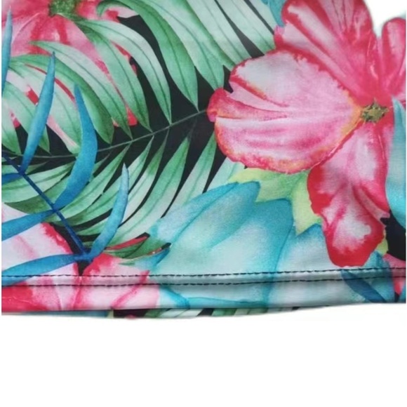 NEW - Men’s Quickdry Drawstring Lightweight Swim Board-shorts (Multicolor Large) - Picture 6 of 8